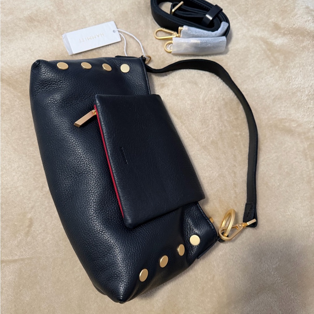 Hammitt Black and Gold Shoulder Bag - Picture 4 of 4